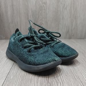 allbirds Kids Forest Green Wool Sneakers